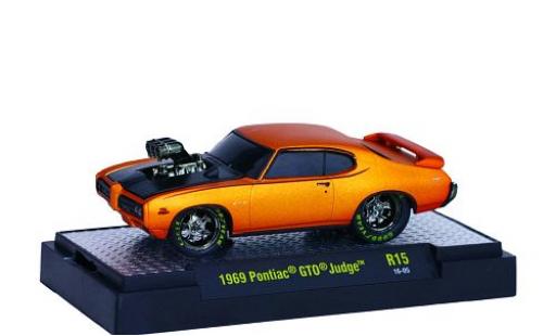 Coche miniatura Pontiac GTO 1/64 M2 Machines Judge matt-bronze/matt-negro 1969 Ground Pounders Pontiac GTO 1/64 M2 Machines Judge matt-bronze/matt-negro 1969 Ground Pounders coche miniatura