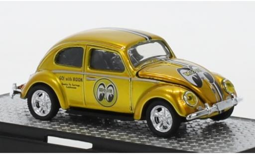 Volkswagen Beetle 1/64 M2 Machines Deluxe Tuning (Käfer) Mooneyes - Go with Moon 1953 coche miniatura