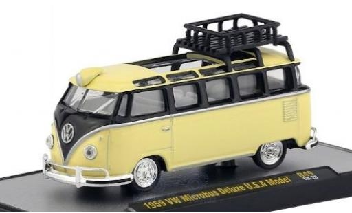 Volkswagen T1 1/64 M2 Machines Deluxe beige/negro 1959 coche miniatura