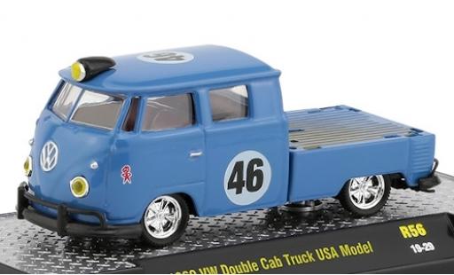 Volkswagen T1 1/64 M2 Machines DoKa Pritsche azul 1960 No.46 coche miniatura
