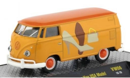 Coche miniatura Volkswagen T1 B 1/64 M2 Machines Kastenwagen amarillo/Dekor 1960 USA-Version Volkswagen T1 B 1/64 M2 Machines Kastenwagen amarillo/Dekor 1960 USA-Version coche miniatura