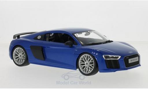 Audi R8 1/18 Maisto V10 Plus azul coche miniatura