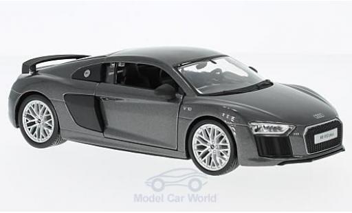 Coche miniatura Audi R8 1/24 Maisto V10 Plus metalico gris Audi R8 1/24 Maisto V10 Plus metalico gris coche miniatura