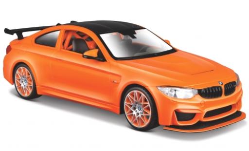 Bmw M4 1/24 Maisto GTS naranja coche miniatura