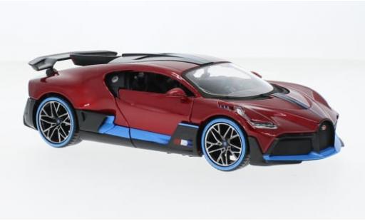 Coche miniatura Bugatti Divo 1/24 Maisto metallise rojo/blau 2024 1:24 Bugatti Divo 1/24 Maisto metallise rojo/blau 2024 1:24 coche miniatura