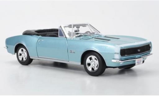 Chevrolet Camaro 1/18 Maisto SS 396 Convertible metalico azul 1967 coche miniatura