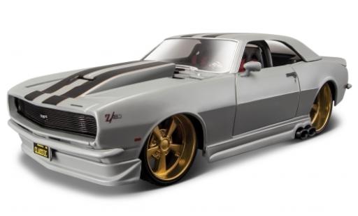 Coche miniatura Chevrolet Camaro 1/24 Maisto Z/28 gris/negro 1968 Chevrolet Camaro 1/24 Maisto Z/28 gris/negro 1968 coche miniatura