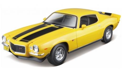 Coche miniatura Chevrolet Camaro 1/18 Maisto Z28 amarillo/negro 1971 Chevrolet Camaro 1/18 Maisto Z28 amarillo/negro 1971 coche miniatura