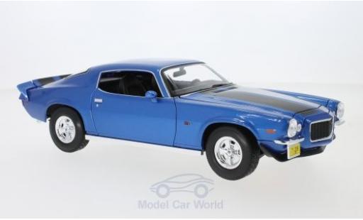 Chevrolet Camaro 1/18 Maisto Z28 metalico azul/negro 1971 coche miniatura