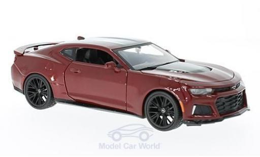 Coche miniatura Chevrolet Camaro ZL1 1/24 Maisto ZL1 metalico rojo 2017 Chevrolet Camaro ZL1 1/24 Maisto ZL1 metalico rojo 2017 coche miniatura
