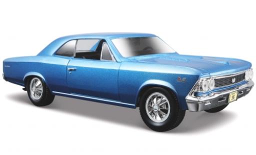 Coche miniatura Chevrolet Chevelle 1/24 Maisto SS 396 metalico azul 1966 sans Vitrine Chevrolet Chevelle 1/24 Maisto SS 396 metalico azul 1966 sans Vitrine coche miniatura