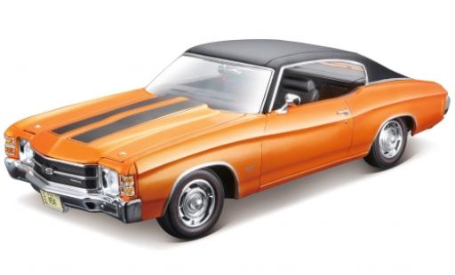 Coche miniatura Chevrolet Chevelle 1/18 Maisto SS454 metalico naranja/negro 1971 Chevrolet Chevelle 1/18 Maisto SS454 metalico naranja/negro 1971 coche miniatura