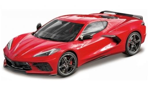 Chevrolet Corvette 1/18 Maisto C8 Stingray rojo 2020 coche miniatura