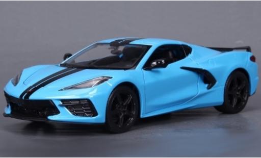Coche miniatura Chevrolet Corvette 1/24 Maisto C8 Stingray Z51 azul/negro 2020 Chevrolet Corvette 1/24 Maisto C8 Stingray Z51 azul/negro 2020 coche miniatura