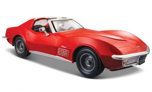 Coche miniatura Chevrolet Corvette 1/24 Maisto rojo 1970 Chevrolet Corvette 1/24 Maisto rojo 1970 coche miniatura