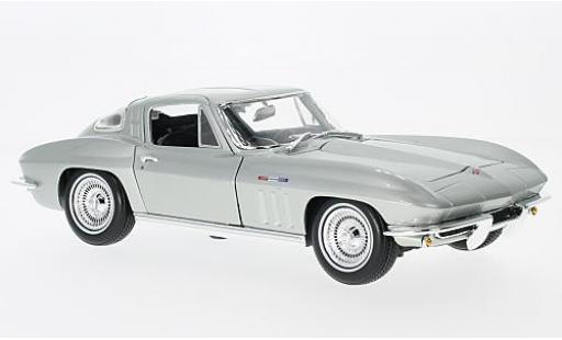 Coche miniatura Chevrolet Corvette 1/18 Maisto gris 1965 sans Vitrine Chevrolet Corvette 1/18 Maisto gris 1965 sans Vitrine coche miniatura