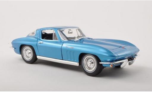 Chevrolet Corvette 1/18 Maisto Sting Ray metalico azul 1965 coche miniatura