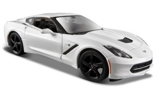 Coche miniatura Chevrolet Corvette 1/24 Maisto Stingray (C7) blanco 2014 Chevrolet Corvette 1/24 Maisto Stingray (C7) blanco 2014 coche miniatura