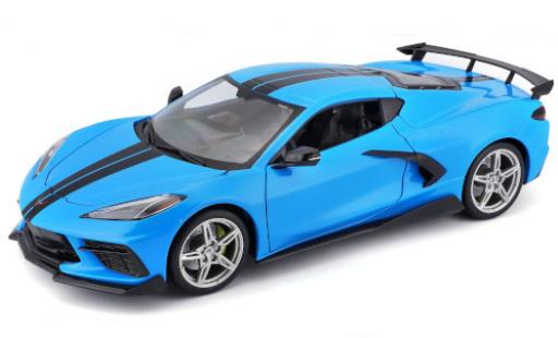 Coche miniatura Chevrolet Corvette 1/18 Maisto Stingray (C8) azul/negro 2020 Chevrolet Corvette 1/18 Maisto Stingray (C8) azul/negro 2020 coche miniatura