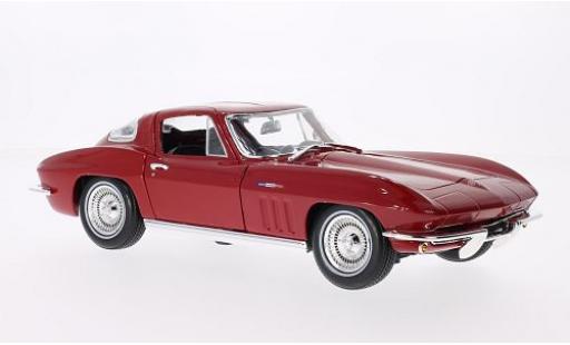 Chevrolet Corvette 1/18 Maisto Stingray rojo 1965 coche miniatura