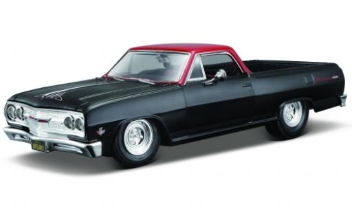 Chevrolet El Camino 1/24 Maisto matt-negro/rojo 1:25 coche miniatura