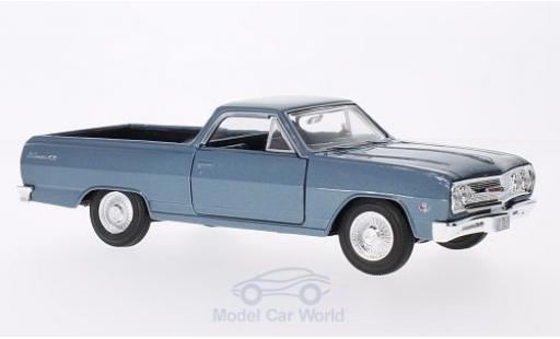 Chevrolet El Camino 1/24 Maisto metalico azul 1965 coche miniatura