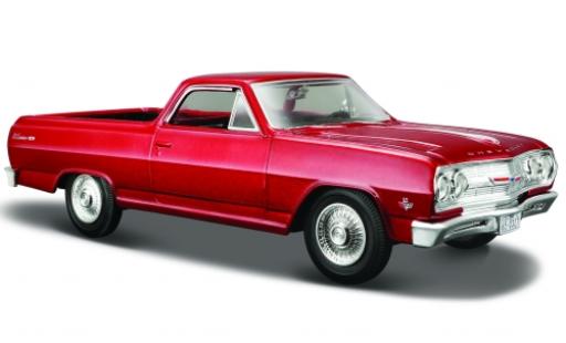 Chevrolet El Camino 1/24 Maisto metalico rojo 1965 1:25 coche miniatura
