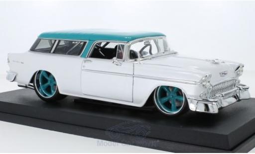 Coche miniatura Chevrolet Nomad 1/18 Maisto metalico blanco/türkis 1955 Chevrolet Nomad 1/18 Maisto metalico blanco/türkis 1955 coche miniatura