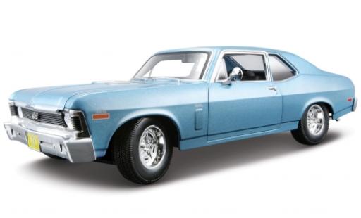 Coche miniatura Chevrolet Nova 1/18 Maisto SS Coupe metalico azul 1970 Chevrolet Nova 1/18 Maisto SS Coupe metalico azul 1970 coche miniatura