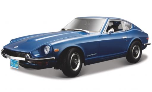 Coche miniatura Datsun 240Z 1/18 Maisto metalico azul 1971 Datsun 240Z 1/18 Maisto metalico azul 1971 coche miniatura