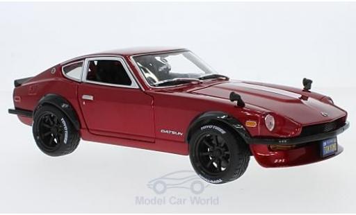 Coche miniatura Datsun 240Z 1/18 Maisto metalico rojo 1971 Datsun 240Z 1/18 Maisto metalico rojo 1971 coche miniatura