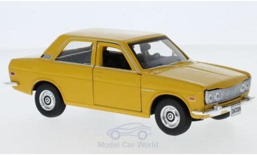 Datsun 510 1/24 Maisto amarillo 1971 coche miniatura