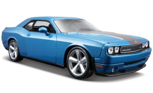 Dodge Challenger 1/24 Maisto SRT8 metalico azul 2008 coche miniatura