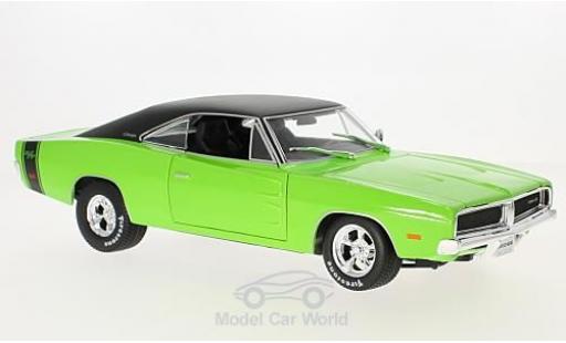 Dodge Charger 1969 1/18 Maisto R/T verde/negro 1969 coche miniatura