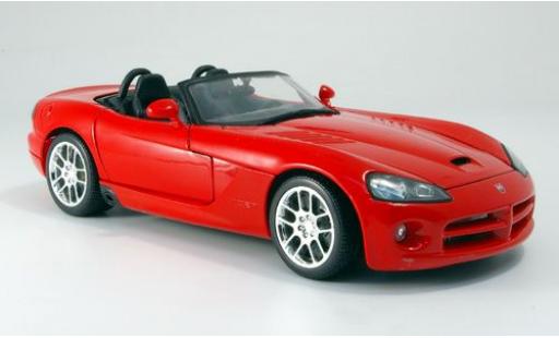 Coche miniatura Dodge Viper 1/18 Maisto SRT-10 rojo 2003 sans Vitrine Dodge Viper 1/18 Maisto SRT-10 rojo 2003 sans Vitrine coche miniatura