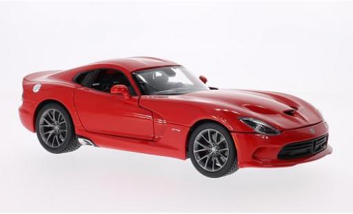 Coche miniatura Dodge Viper 1/18 Maisto SRT GTS rojo 2013 Dodge Viper 1/18 Maisto SRT GTS rojo 2013 coche miniatura