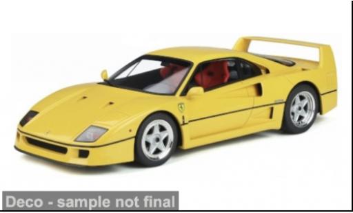 Coche miniatura Ferrari F40 1/64 Maisto gelb 1995 1:64 Ferrari F40 1/64 Maisto gelb 1995 1:64 coche miniatura