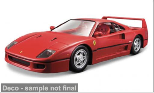 Coche miniatura Ferrari F40 1/64 Maisto rojo 1995 1:64 Ferrari F40 1/64 Maisto rojo 1995 1:64 coche miniatura