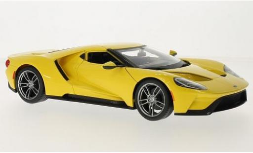 Ford GT 1/18 Maisto gelb 2017 1:18 coche miniatura