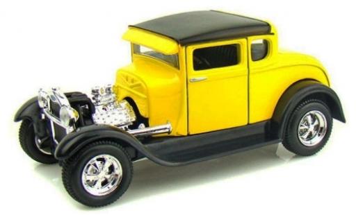 Coche miniatura Ford Model A 1/24 Maisto Hot Rod amarillo/negro 1929 Ford Model A 1/24 Maisto Hot Rod amarillo/negro 1929 coche miniatura