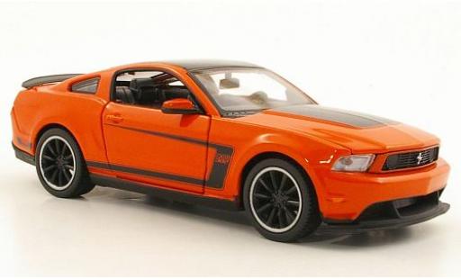 Ford Mustang 1/24 Maisto Boss 302 naranja coche miniatura