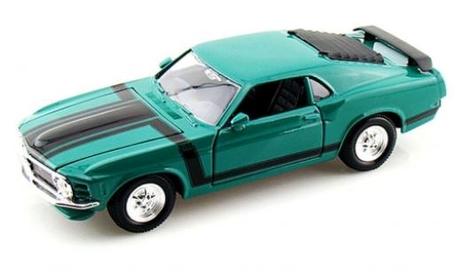 Coche miniatura Ford Mustang 1/24 Maisto Boss 302 verde 1970 Ford Mustang 1/24 Maisto Boss 302 verde 1970 coche miniatura