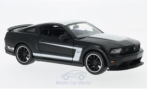Coche miniatura Ford Mustang 1/24 Maisto Boss 302 matt-negro/blanco Ford Mustang 1/24 Maisto Boss 302 matt-negro/blanco coche miniatura