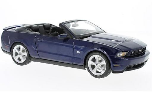 Coche miniatura Ford Mustang 1/18 Maisto GT Convertible metalico azul 2010 Ford Mustang 1/18 Maisto GT Convertible metalico azul 2010 coche miniatura