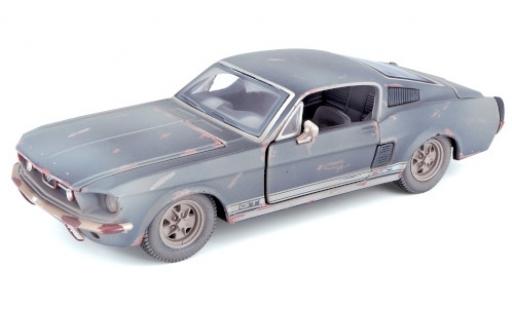 Coche miniatura Ford Mustang 1/24 Maisto GT Fastback negro 1967 trouvaille de grange avec traces de vieilissement Ford Mustang 1/24 Maisto GT Fastback negro 1967 trouvaille de grange avec traces de vieilissement coche miniatura