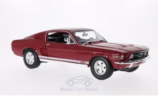 Ford Mustang 1/18 Maisto GTA Fastback rojo 1967 coche miniatura