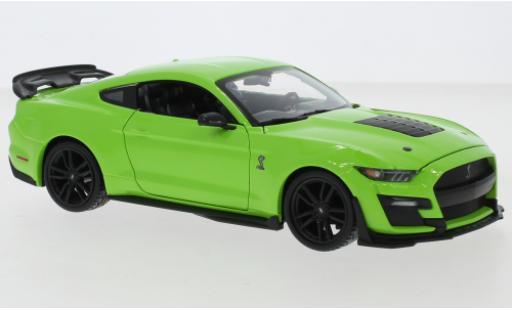 Coche miniatura Ford Mustang 1/24 Maisto Shelby GT500 verde 2020 Ford Mustang 1/24 Maisto Shelby GT500 verde 2020 coche miniatura