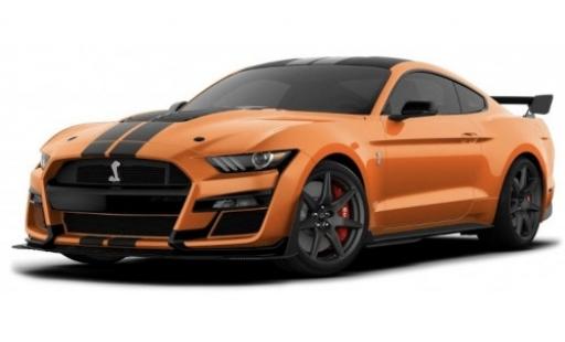 Ford Mustang 1/18 Maisto Shelby GT500 naranja/matt-negro 2020 coche miniatura