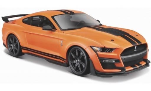 Ford Mustang 1/24 Maisto Shelby GT500 naranja/negro 2020 coche miniatura