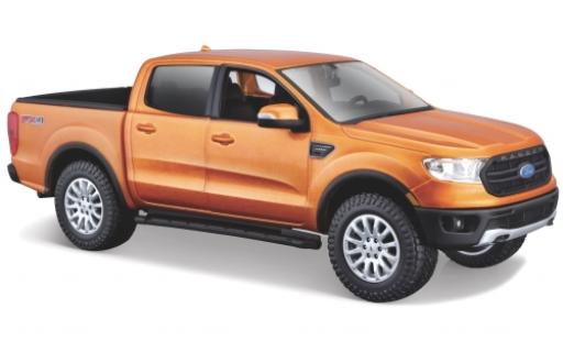 Ford Ranger 1/24 Maisto metalico naranja 2019 1:27 coche miniatura